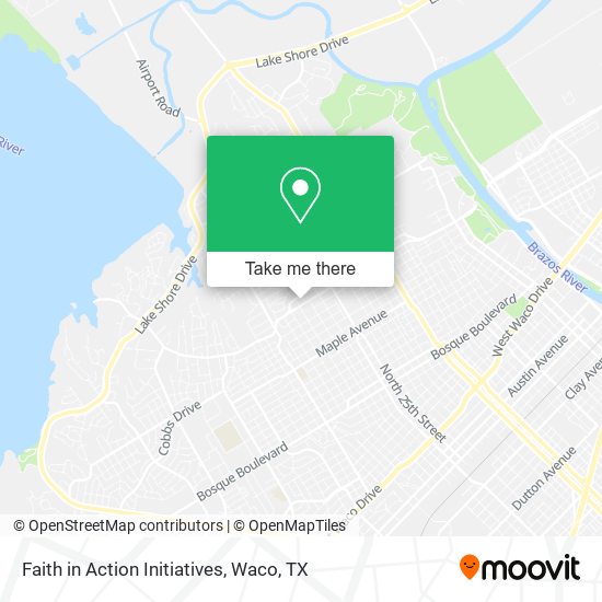 Mapa de Faith in Action Initiatives