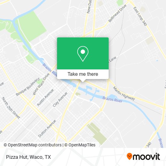 Pizza Hut map