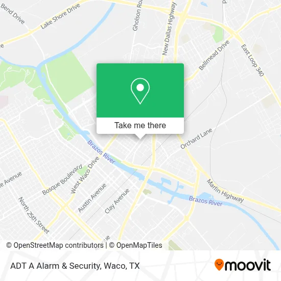 ADT A Alarm & Security map
