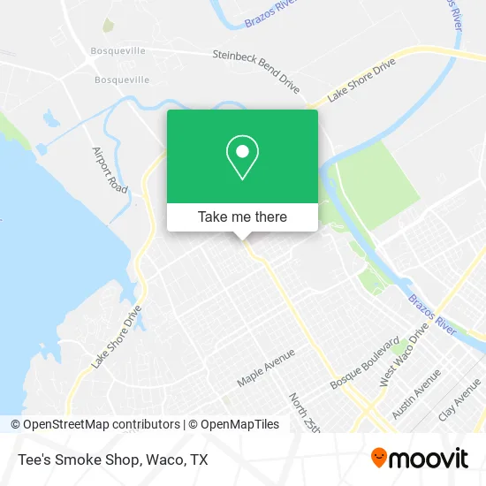 Tee's Smoke Shop map
