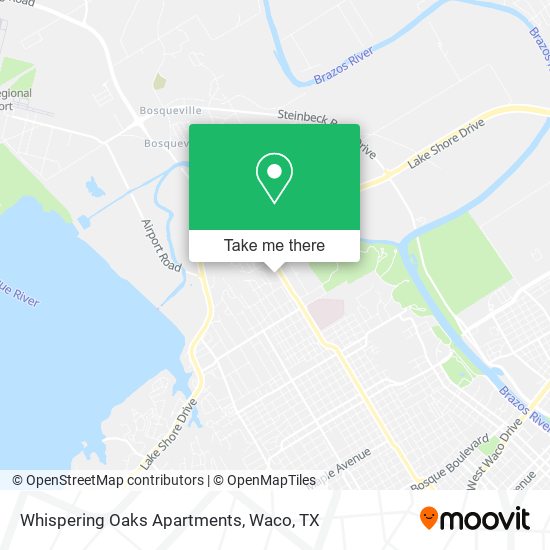 Mapa de Whispering Oaks Apartments