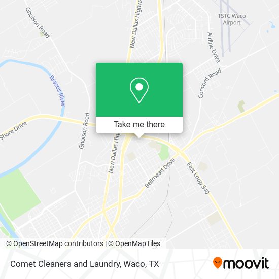 Mapa de Comet Cleaners and Laundry