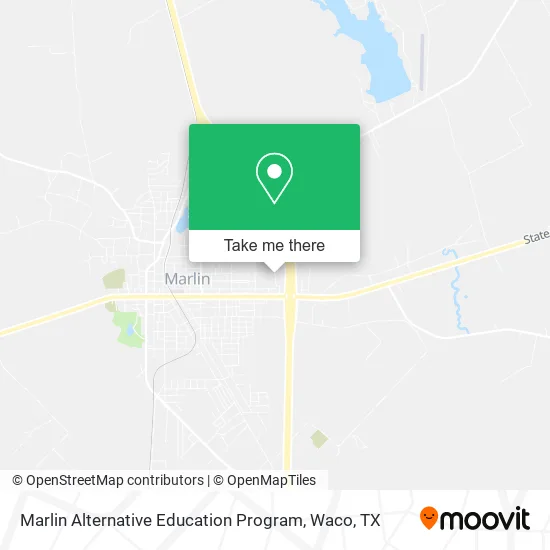 Marlin Alternative Education Program map