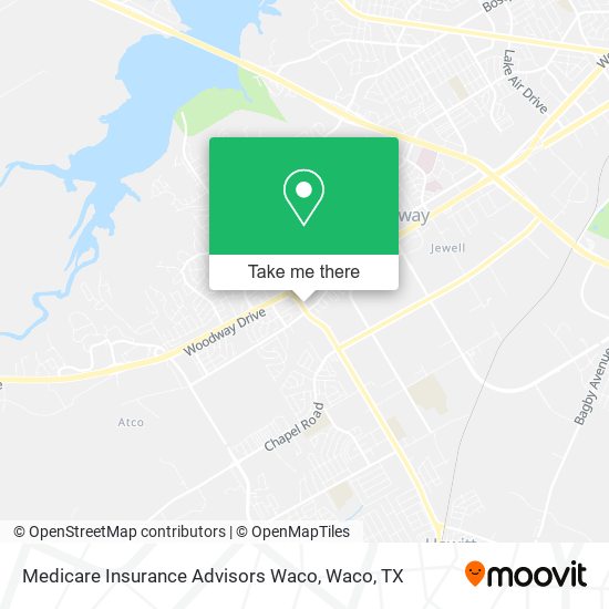 Mapa de Medicare Insurance Advisors Waco