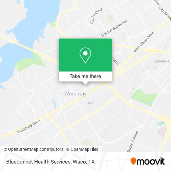 Bluebonnet Health Services map