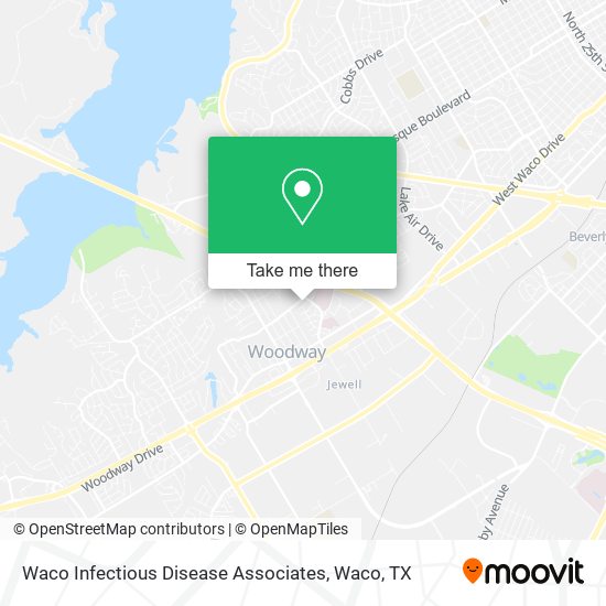 Waco Infectious Disease Associates map