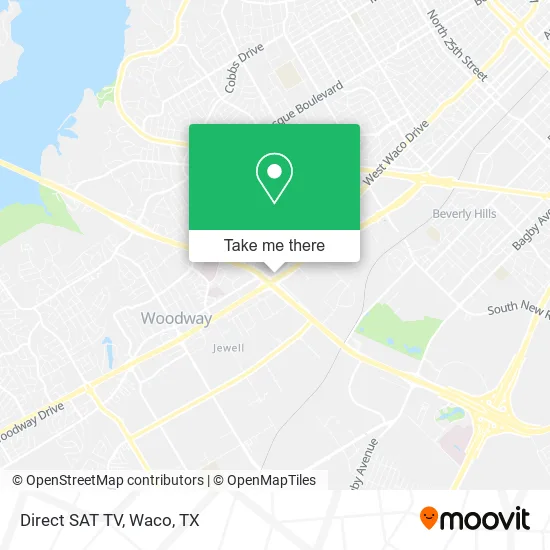 Direct SAT TV map