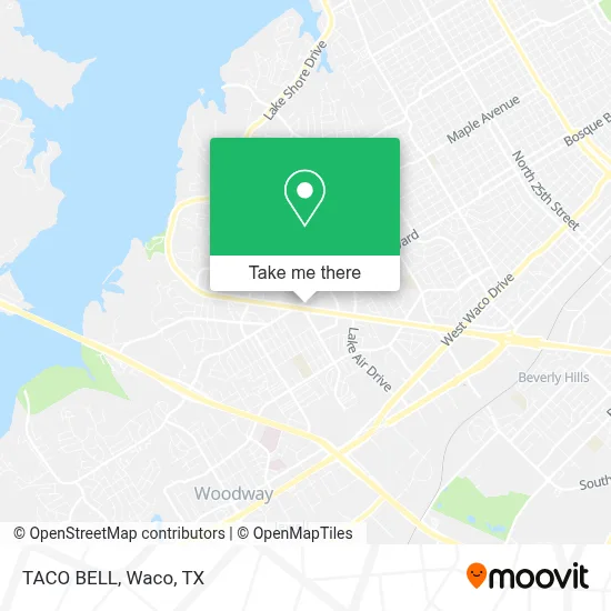 TACO BELL map
