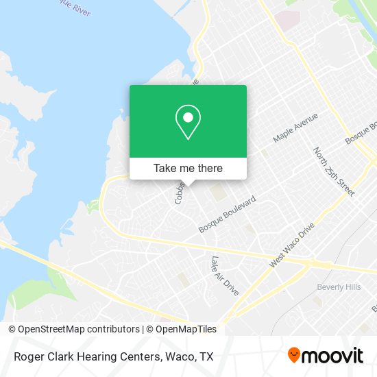 Roger Clark Hearing Centers map