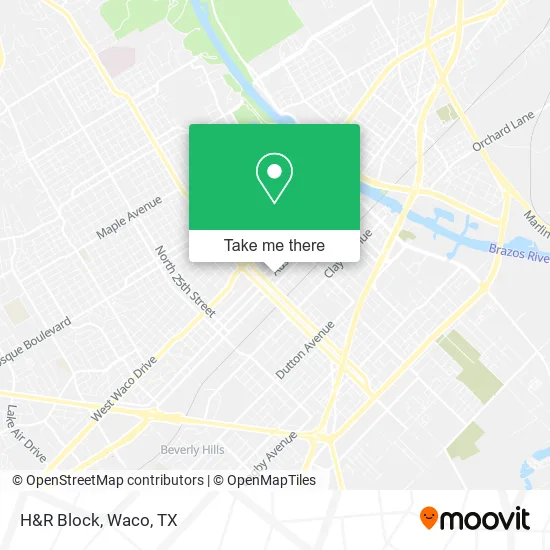 H&R Block map