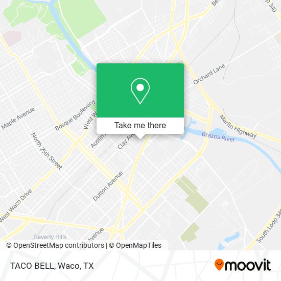 TACO BELL map