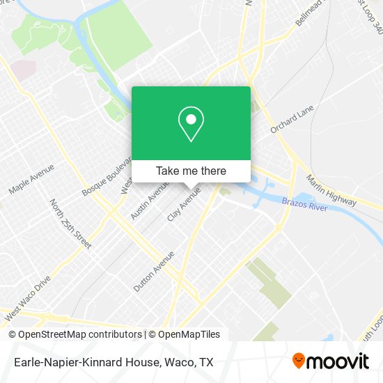 Earle-Napier-Kinnard House map
