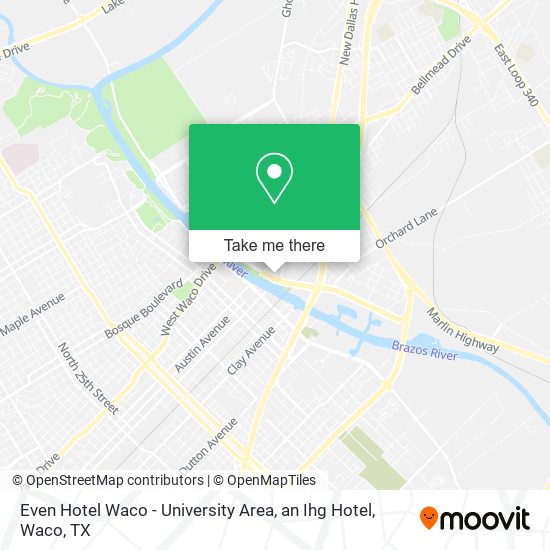 Even Hotel Waco - University Area, an Ihg Hotel map