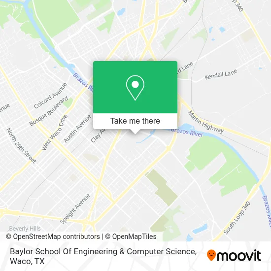 Baylor School Of Engineering & Computer Science map