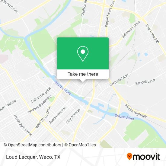 Loud Lacquer map