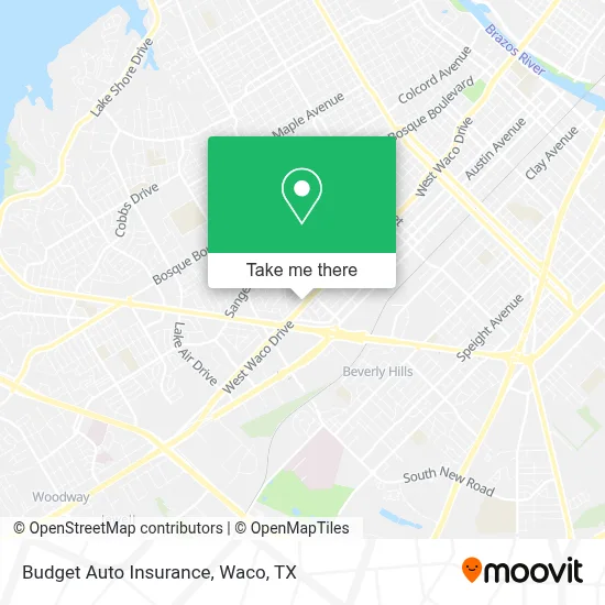 Budget Auto Insurance map
