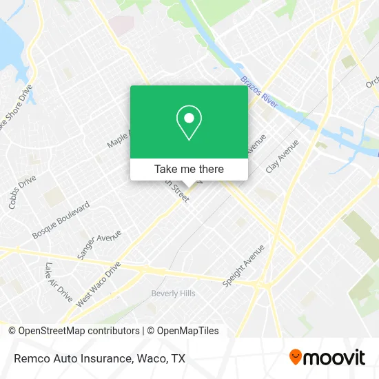 Remco Auto Insurance map
