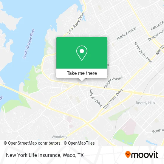 New York Life Insurance map