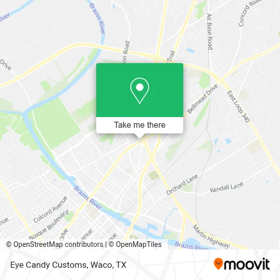 Eye  Candy Customs map