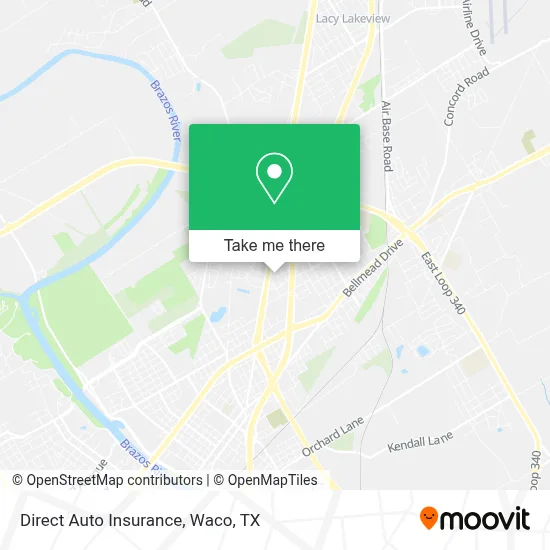 Direct Auto Insurance map