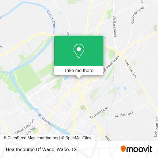 Healthsource Of Waco map