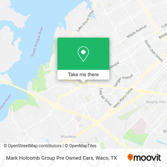 Mark Holcomb Group Pre Owned Cars map
