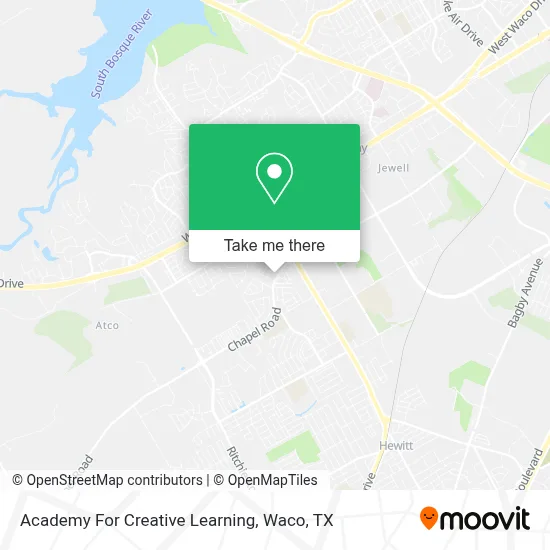 Academy For Creative Learning map