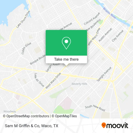 Sam M Griffin & Co map