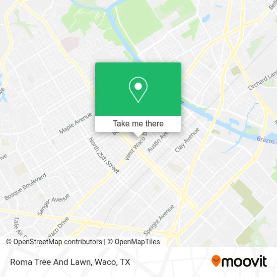 Roma Tree And Lawn map