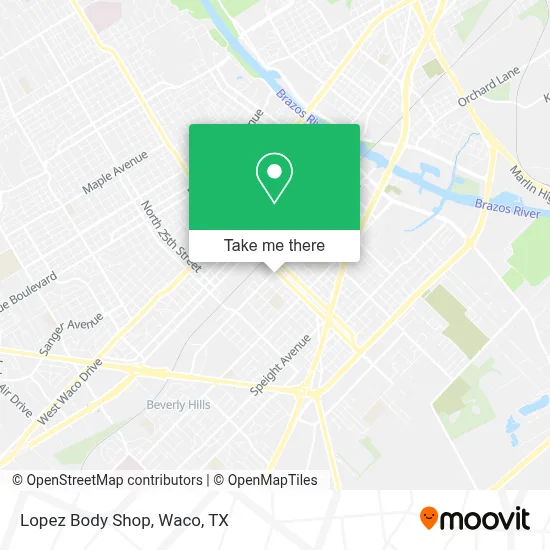 Lopez Body Shop map