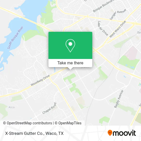 X-Stream Gutter Co. map