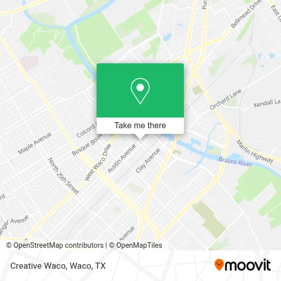 Creative Waco map