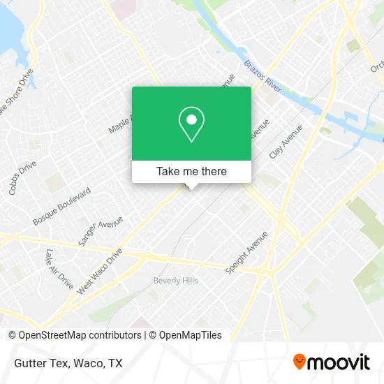 Gutter Tex map