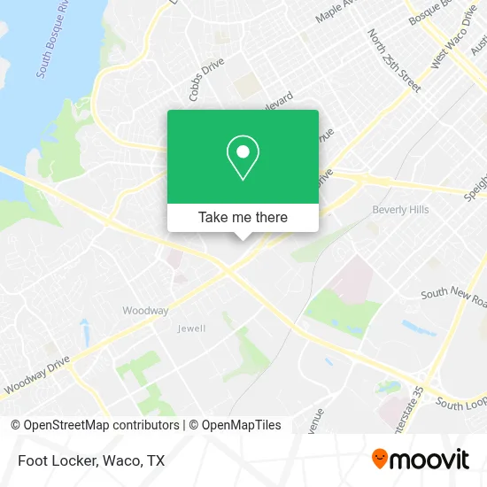 Foot Locker map
