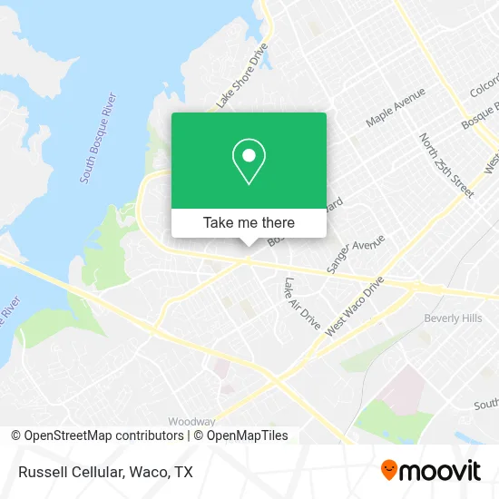 Russell Cellular map