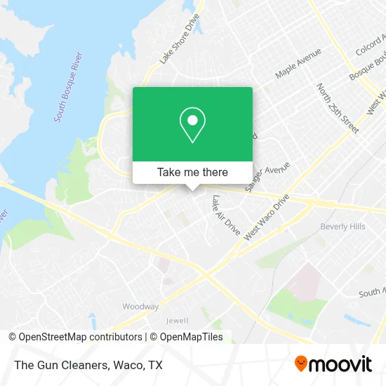 The Gun Cleaners map