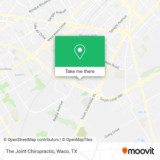 The Joint Chiropractic map