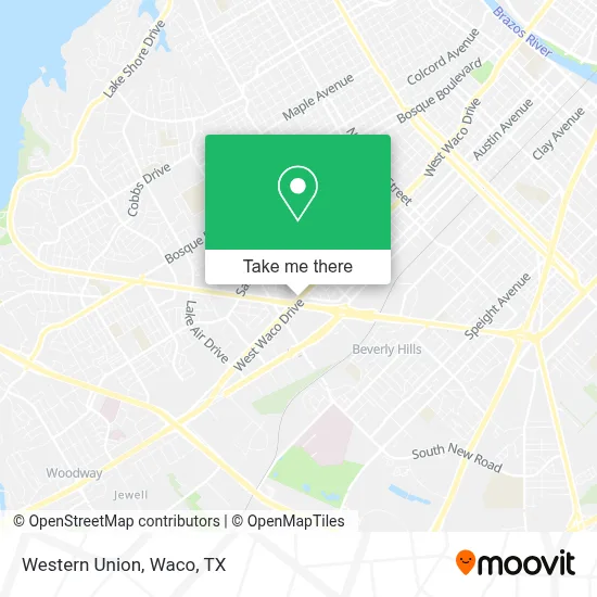 Western Union map