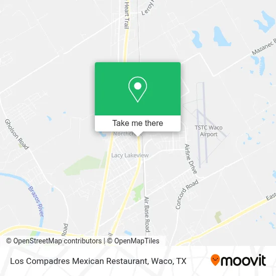 Los Compadres Mexican Restaurant map