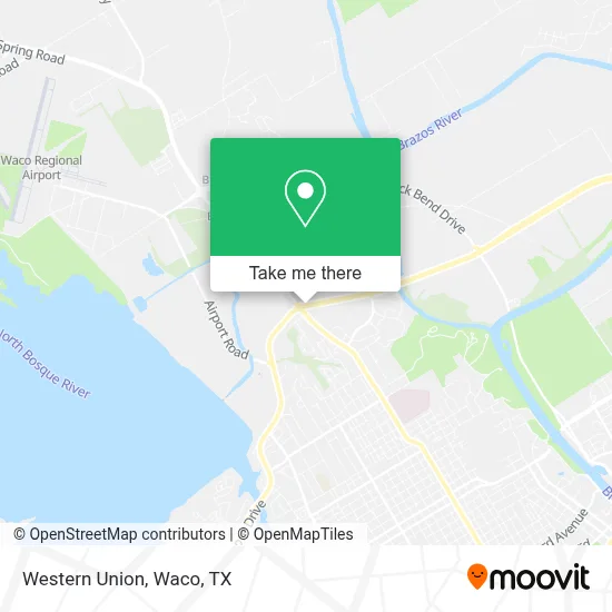 Western Union map