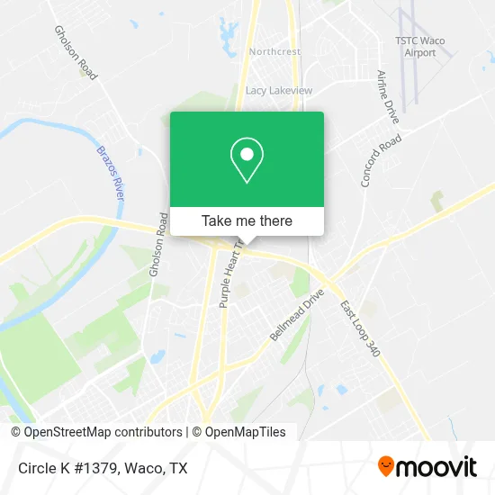 Circle K #1379 map
