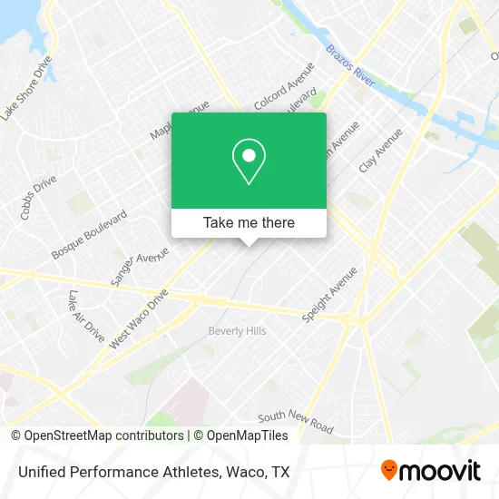 Unified Performance Athletes map