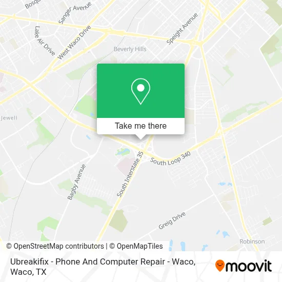 Ubreakifix - Phone And Computer Repair - Waco map