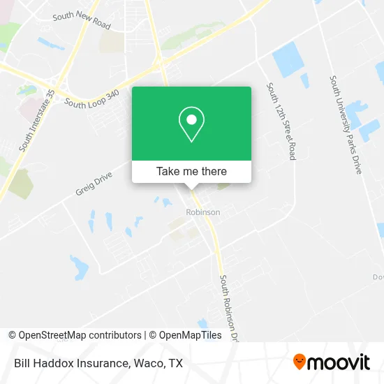 Bill Haddox Insurance map