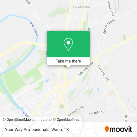 Your Way Professionals map