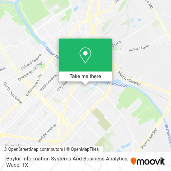 Baylor Information Systems And Business Analytics map