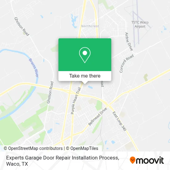 Experts Garage Door Repair Installation Process map