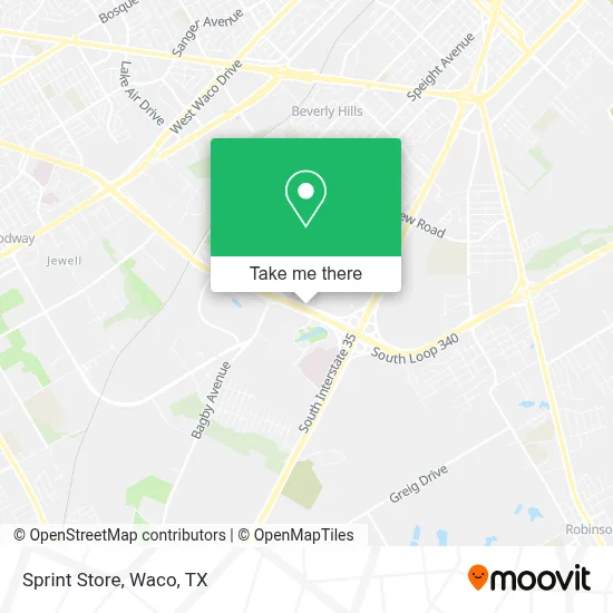 Sprint Store map