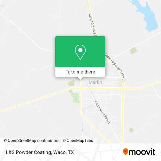 L&S Powder Coating map