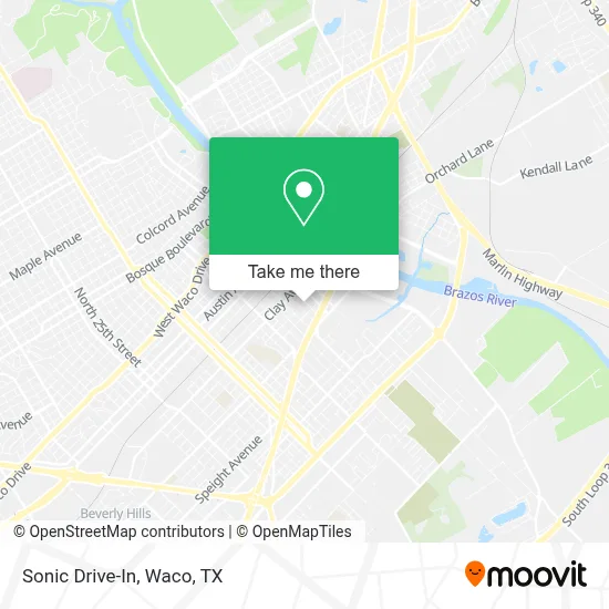 Sonic Drive-In map
